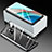 Funda Bumper Lujo Marco de Aluminio Espejo 360 Grados Carcasa para Xiaomi Redmi Note 9T 5G