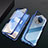 Funda Bumper Lujo Marco de Aluminio Espejo 360 Grados Carcasa T01 para OnePlus 7T