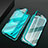 Funda Bumper Lujo Marco de Aluminio Espejo 360 Grados Carcasa T01 para Oppo RX17 Neo