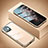 Funda Bumper Lujo Marco de Aluminio Espejo 360 Grados Carcasa T02 para Apple iPhone 12