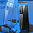 Funda Bumper Lujo Marco de Aluminio Espejo 360 Grados Carcasa T05 para Huawei P40 Pro+ Plus