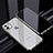 Funda Bumper Lujo Marco de Aluminio Espejo 360 Grados Carcasa T06 para Apple iPhone 12 Mini