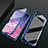 Funda Bumper Lujo Marco de Aluminio Espejo 360 Grados Carcasa T08 para Samsung Galaxy S10 Plus