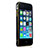 Funda Bumper Lujo Marco de Aluminio para Apple iPhone 4S Negro