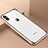 Funda Bumper Lujo Marco de Aluminio para Apple iPhone X Oro