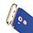 Funda Bumper Lujo Marco de Metal y Plastico Carcasa con Anillo de dedo Soporte A01 para Huawei G9 Plus