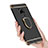 Funda Bumper Lujo Marco de Metal y Plastico Carcasa con Anillo de dedo Soporte A01 para Huawei Mate 20 X