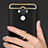 Funda Bumper Lujo Marco de Metal y Plastico Carcasa con Anillo de dedo Soporte A01 para Huawei Mate 9