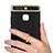 Funda Bumper Lujo Marco de Metal y Plastico Carcasa con Anillo de dedo Soporte A01 para Huawei P9 Plus