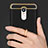 Funda Bumper Lujo Marco de Metal y Plastico Carcasa con Anillo de dedo Soporte A01 para Xiaomi Redmi Note 3