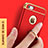 Funda Bumper Lujo Marco de Metal y Plastico Carcasa con Anillo de dedo Soporte A02 para Apple iPhone 5