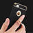 Funda Bumper Lujo Marco de Metal y Plastico Carcasa con Anillo de dedo Soporte A02 para Apple iPhone 5