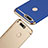 Funda Bumper Lujo Marco de Metal y Plastico Carcasa con Anillo de dedo Soporte A06 para Huawei P9 Lite Mini