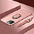 Funda Bumper Lujo Marco de Metal y Plastico Carcasa con Anillo de dedo Soporte T01 para Apple iPhone 11 Pro