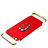 Funda Bumper Lujo Marco de Metal y Plastico Carcasa con Anillo de dedo Soporte T01 para Apple iPhone 11 Pro Max