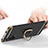 Funda Bumper Lujo Marco de Metal y Plastico Carcasa con Anillo de dedo Soporte T01 para Huawei Honor 20 Pro