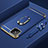 Funda Bumper Lujo Marco de Metal y Plastico Carcasa con Anillo de dedo Soporte T01 para Huawei Nova 8 SE 5G