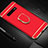 Funda Bumper Lujo Marco de Metal y Plastico Carcasa con Anillo de dedo Soporte T01 para Samsung Galaxy S10