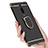 Funda Bumper Lujo Marco de Metal y Plastico Carcasa con Anillo de dedo Soporte T01 para Xiaomi Mi 9T Pro