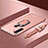 Funda Bumper Lujo Marco de Metal y Plastico Carcasa con Anillo de dedo Soporte T01 para Xiaomi Redmi Note 8 (2021)