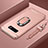 Funda Bumper Lujo Marco de Metal y Plastico Carcasa con Anillo de dedo Soporte T02 para Samsung Galaxy S10e
