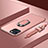 Funda Bumper Lujo Marco de Metal y Plastico Carcasa con Anillo de dedo Soporte y Lanyard para Apple iPhone 13 Mini