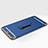 Funda Bumper Lujo Marco de Metal y Plastico con Anillo de dedo Soporte A02 para Huawei P10 Azul