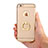 Funda Bumper Lujo Marco de Metal y Plastico con Anillo de dedo Soporte A05 para Apple iPhone 6S Oro