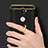 Funda Bumper Lujo Marco de Metal y Plastico con Anillo de dedo Soporte para Xiaomi Mi 5S Plus Negro