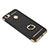 Funda Bumper Lujo Marco de Metal y Plastico con Anillo de dedo Soporte para Xiaomi Redmi Note 5A High Edition Negro