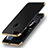 Funda Bumper Lujo Marco de Metal y Plastico F05 para Apple iPhone 8 Plus Negro