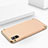 Funda Bumper Lujo Marco de Metal y Plastico M01 para Apple iPhone Xs Max Oro