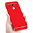 Funda Bumper Lujo Marco de Metal y Plastico para Huawei Enjoy 7 Plus Rojo