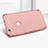 Funda Bumper Lujo Marco de Metal y Plastico para Huawei P8 Lite (2017) Oro Rosa