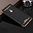 Funda Bumper Lujo Marco de Metal y Plastico para Xiaomi Redmi Note 3 MediaTek Negro