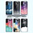 Funda Bumper Silicona Gel Espejo Estrellado Carcasa S01 para Samsung Galaxy S23 Plus 5G