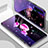 Funda Bumper Silicona Gel Espejo Flores Carcasa K02 para Huawei Honor 20 Pro