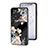 Funda Bumper Silicona Gel Espejo Flores Carcasa para Oppo A77 4G