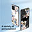 Funda Bumper Silicona Gel Espejo Flores Carcasa para Samsung Galaxy M53 5G