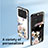 Funda Bumper Silicona Gel Espejo Flores Carcasa S01 para Xiaomi Poco C40