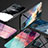 Funda Bumper Silicona Gel Espejo Patron de Moda Carcasa LS1 para Samsung Galaxy M12
