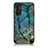 Funda Bumper Silicona Gel Espejo Patron de Moda Carcasa para Samsung Galaxy M13 4G