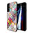 Funda Bumper Silicona Gel Espejo Patron de Moda Carcasa para Samsung Galaxy S22 5G