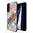 Funda Bumper Silicona Gel Espejo Patron de Moda Carcasa para Samsung Galaxy S22 5G