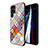 Funda Bumper Silicona Gel Espejo Patron de Moda Carcasa para Samsung Galaxy S22 Ultra 5G