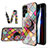 Funda Bumper Silicona Gel Espejo Patron de Moda Carcasa S01 para Samsung Galaxy S21 Ultra 5G