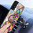 Funda Bumper Silicona Gel Espejo Patron de Moda Carcasa S01 para Samsung Galaxy S22 5G