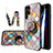 Funda Bumper Silicona Gel Espejo Patron de Moda Carcasa S01 para Samsung Galaxy S22 Ultra 5G