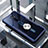 Funda Bumper Silicona Transparente Espejo 360 Grados con Magnetico Anillo de dedo Soporte para Oppo Reno2