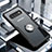Funda Bumper Silicona Transparente Espejo 360 Grados con Magnetico Anillo de dedo Soporte para Samsung Galaxy S10 5G